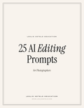 25 AI Editing Prompts for Photographers